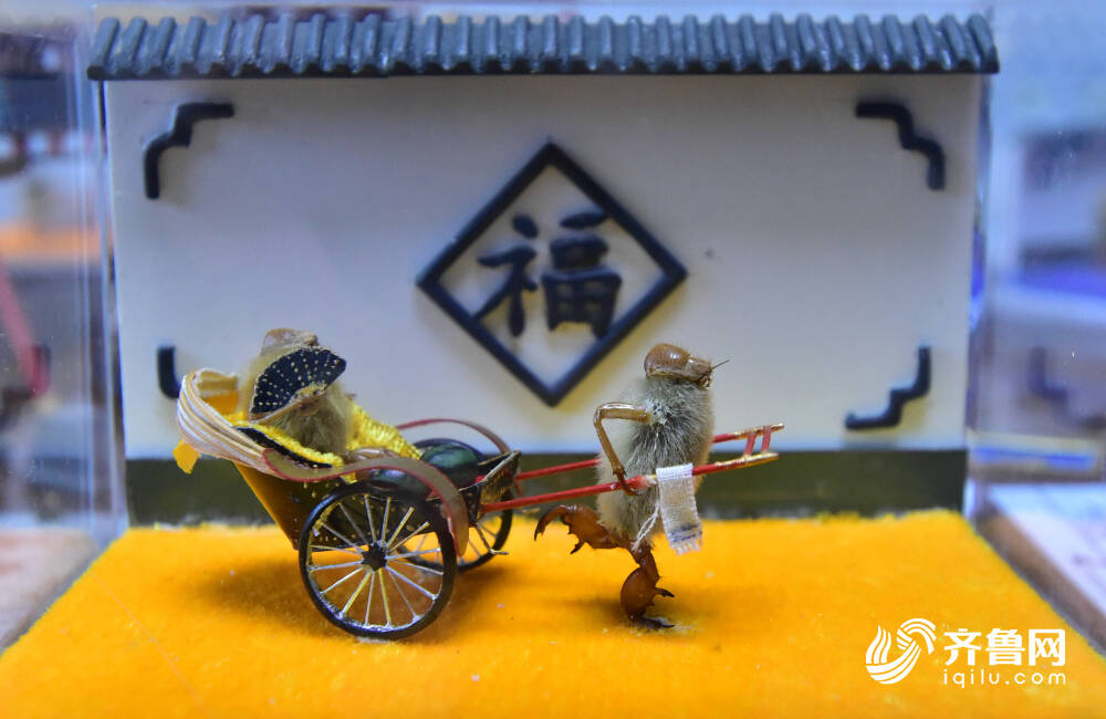 济南非遗产传人“毛猴杨”：融入面塑纸雕技艺，用毛猴复现老济南的旧日烟火气