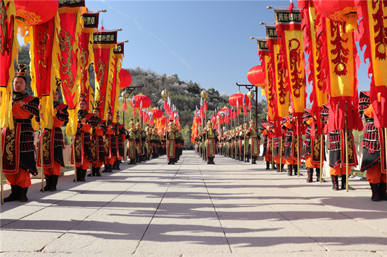 延安职院117名学子受邀参加己亥（2019）年清明公祭轩辕黄帝典礼