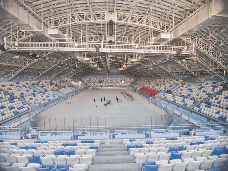 哈尔滨冰球馆新颜充满国际范儿
