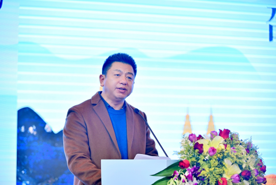 湖北省恩施土家族苗族自治州宣恩县委常委,常务副县长邵爱华致辞 供图