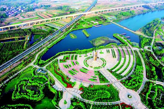 漢江國家濕地公園成為谷城新地標