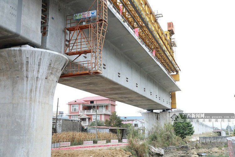 貴南高鐵節段拼裝梁工程完工 體量為國內最大