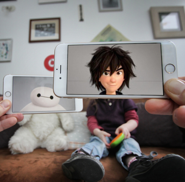 创意错位照片:电影场景完美植入现实生活 创意错位照片:电影场景完美植入现实生活