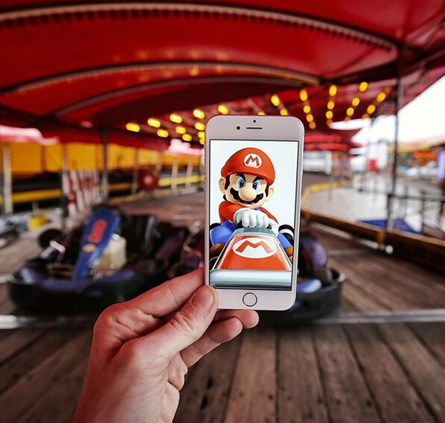 创意错位照片:电影场景完美植入现实生活 创意错位照片:电影场景完美植入现实生活