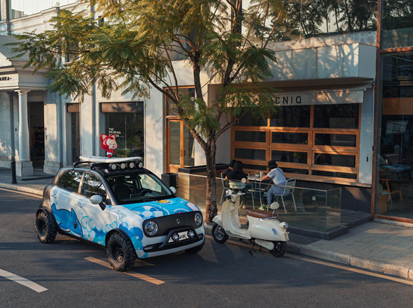 融创茂突现阿狸改装车 哪儿来的小狐狸？