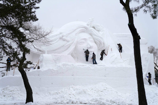 เมืองฮาร์บินเตรียมจัดเทศกาลหิมะ