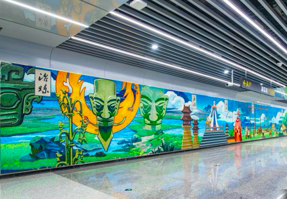 ยลโฉมสถานีรถไฟใต้ดิน 5 สายใหม่ในเมืองเฉิงตู