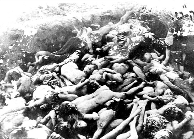 乌克兰纳粹大屠杀照片曝光 数千个万人坑惨绝人寰