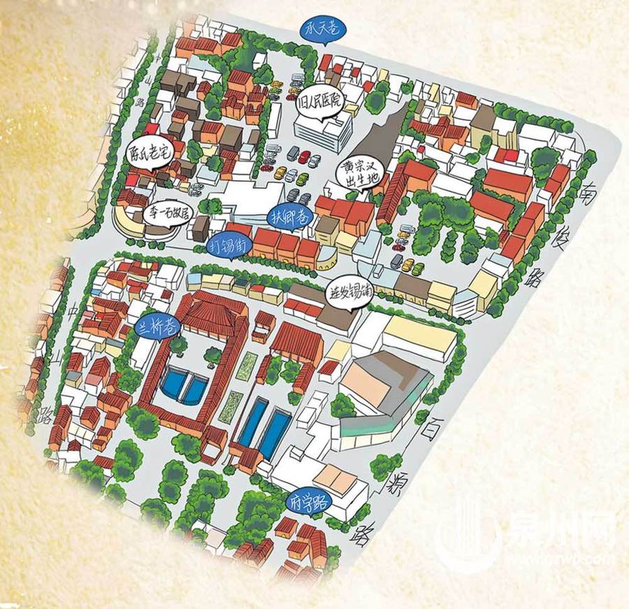 【焦点图】【泉州】【移动版】【Chinanews带图】泉州刺桐藏宝图：打锡街+扶卿巷 打锡声远忆往昔