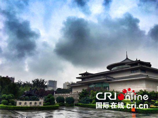 CRI全球记者走进西安博物院 传承千年的文化底蕴