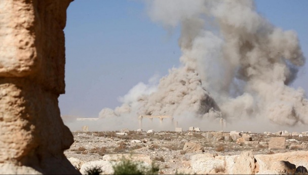 叙利亚清真寺被炸图片