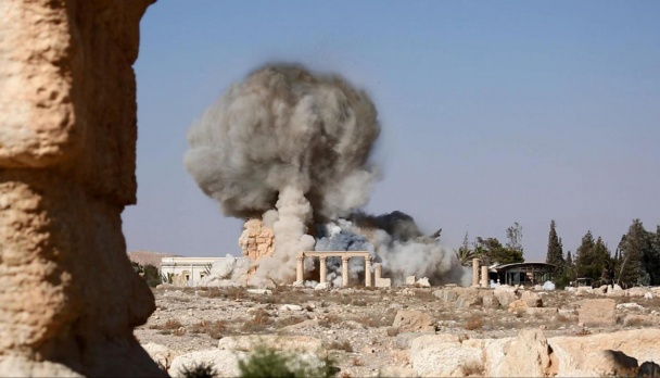 “伊斯兰国”恐怖分子公布炸毁叙利亚神庙全程