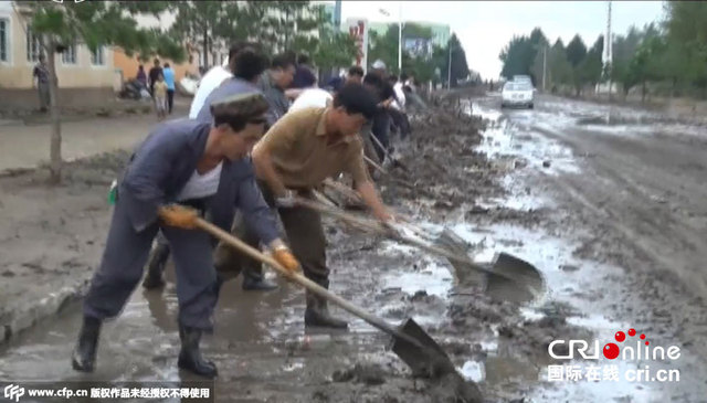 朝鲜北部暴雨成灾 金正恩命军队全面负责救灾