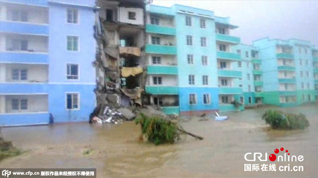 朝鲜北部暴雨成灾 金正恩命军队全面负责救灾