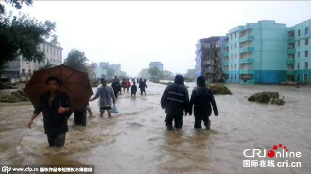 朝鲜北部暴雨成灾 金正恩命军队全面负责救灾