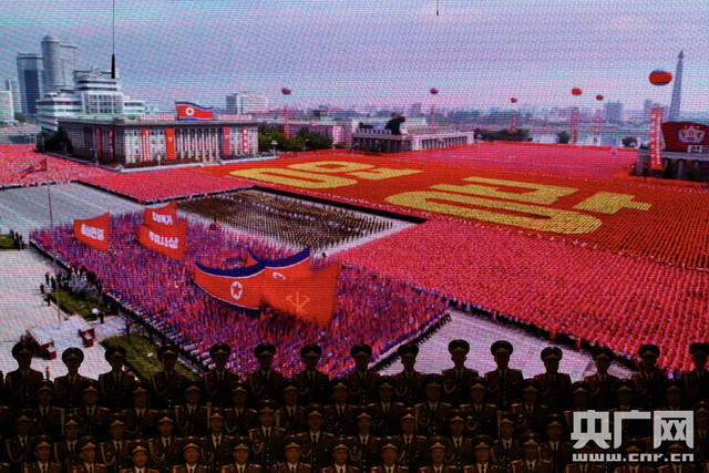 朝鲜人民军国家功勋合唱团在莫斯科演出