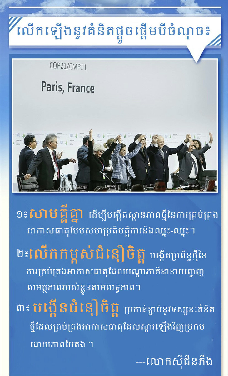 #AboutXi#ទប់ទល់នឹងបម្រែបម្រួលអាកាសធាតុ​ គម្រោងផែនការប្រទេសចិននេះទទួលបានការកោតសរសើរជាទូទៅនៃពិភពលោក