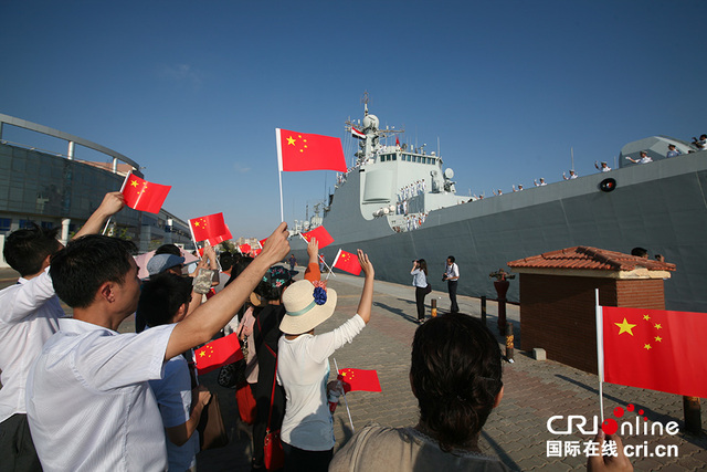 中國海軍152艦艇編隊結束對埃及訪問前往丹麥