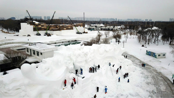 เมืองฮาร์บินเตรียมจัดเทศกาลหิมะ