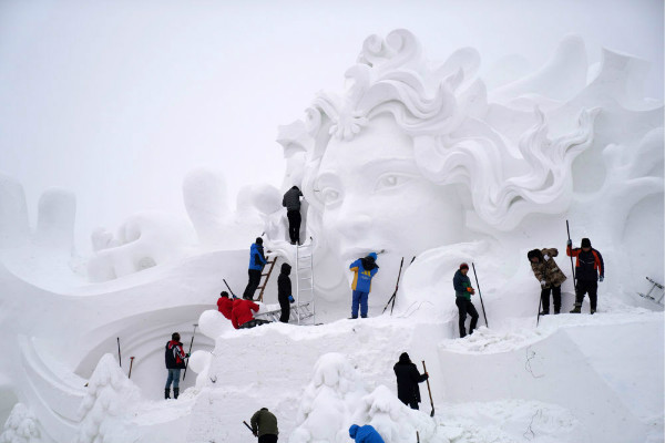 เมืองฮาร์บินเตรียมจัดเทศกาลหิมะ