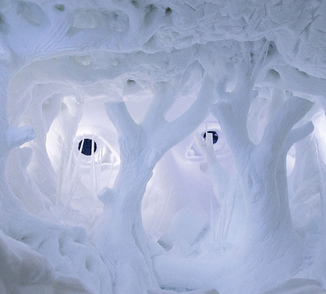 瑞典冰雪酒店华美套房设计图曝光 将用5000吨冰雪打造