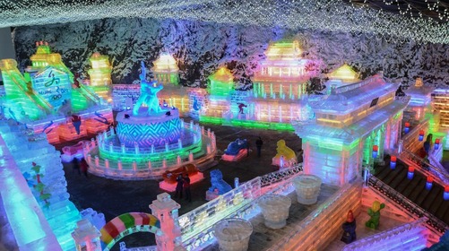 Beijing Yanqing has introduced five routes about Longqing Gorge Ice Lantern for visitors_fororder_3