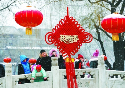北京：白雪卻嫌春色晚