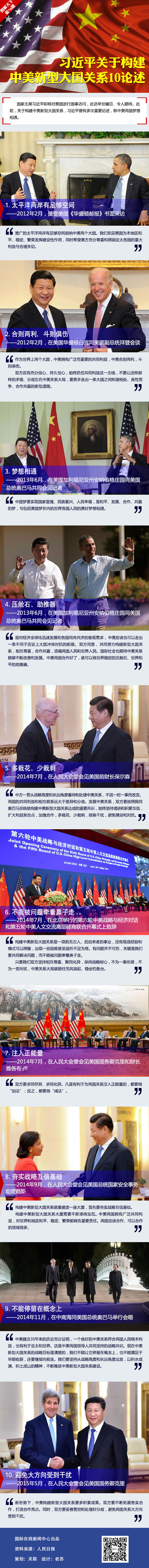 圖解天下:習近平關於構建中美新型大國關係10論述 圖解天下:習近平關於構建中美新型大國關係10論述