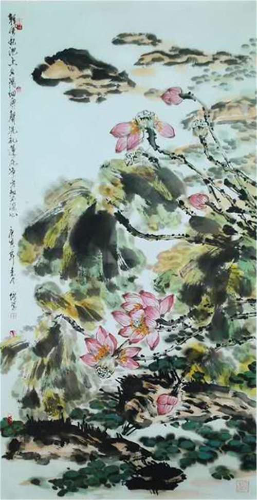 品读当代著名画家田培学的写意花鸟画