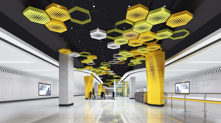 济南地铁2号线19座地铁站全景图来袭