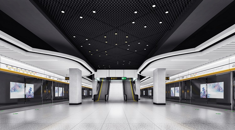 济南地铁2号线19座地铁站全景图来袭