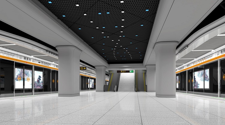 济南地铁2号线19座地铁站全景图来袭