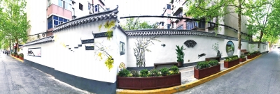 【中原名景-图片】郑州老城街头的墙藏着山情水意