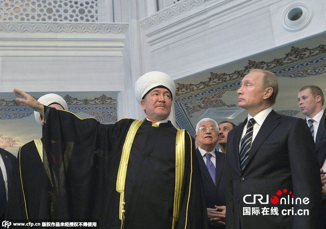 莫斯科大清真寺經修復後重開 普京出席盛大開幕式