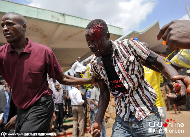 肯尼亞反對黨集會支持教師罷工 小偷被打滿頭是血