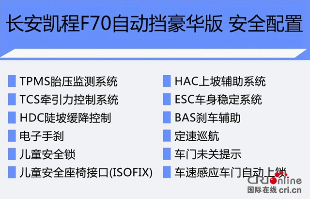 豪华版足够 行政版越级 长安凯程F70自动挡配置解析