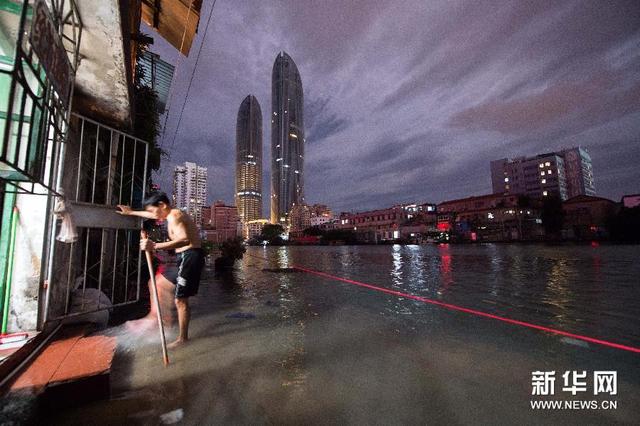 台风“杜鹃”在福建莆田登陆 福建沿海局部有特大暴雨