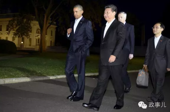 访美期间，与习近平距离最近的六个人