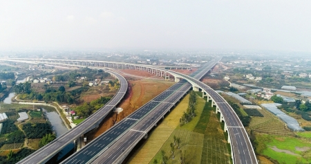 成都机场高速公路图片