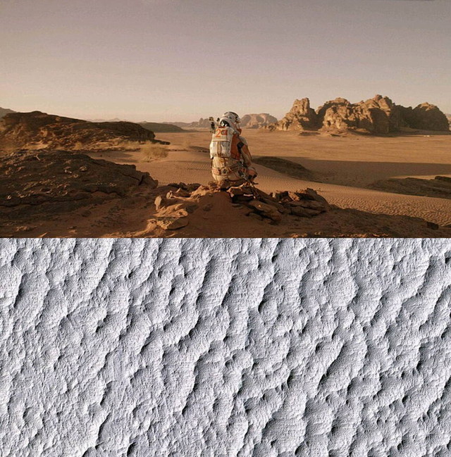 NASA公布火星高清照 揭示科幻大片场景真实地形