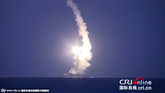 俄4艘軍艦發射26枚巡航導彈轟炸IS