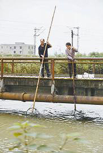 成都退休夫妇八年如一日河边捞垃圾