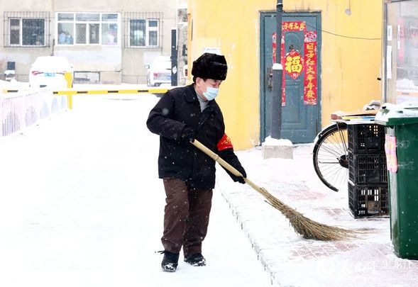 龍江三月初雪 致敬雪天戰“疫”的你！