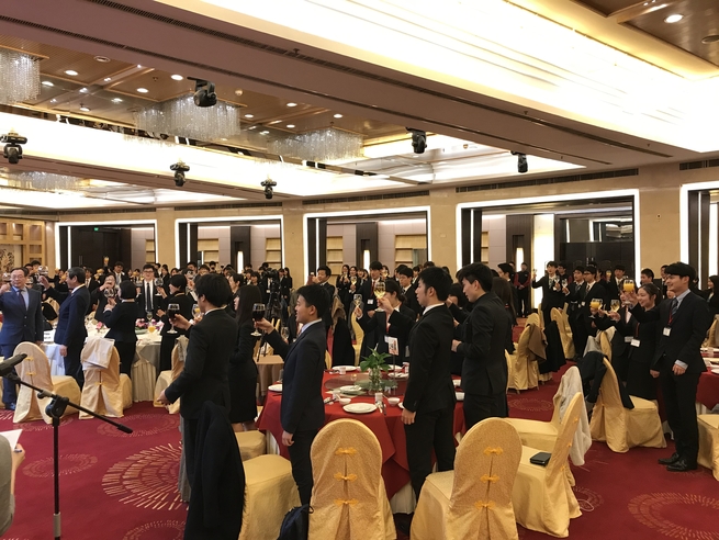 图片默认标题_fororder_日本大学生訪中団歓迎レセプションの様子