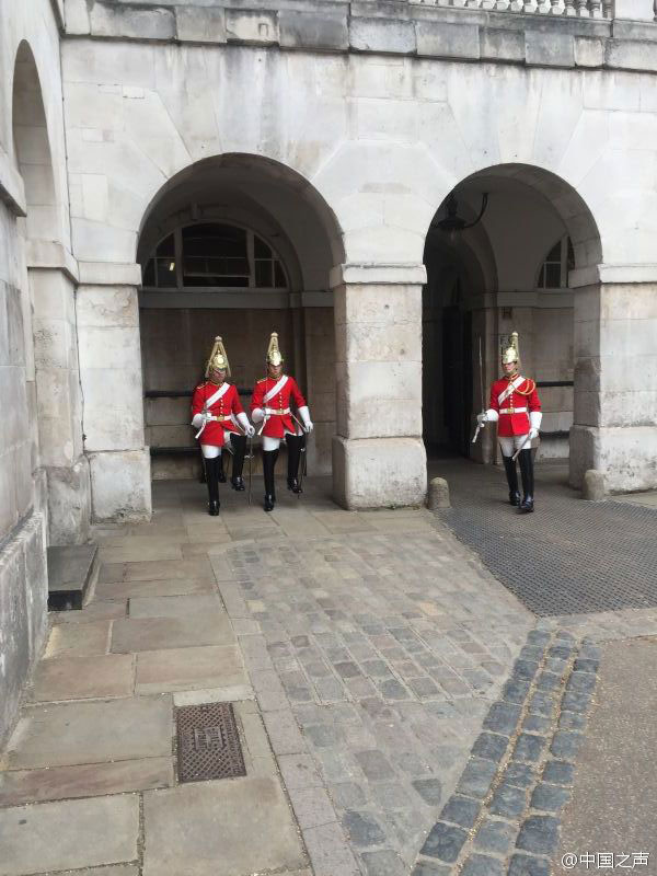 英国王室骑兵彩排习主席欢迎仪式