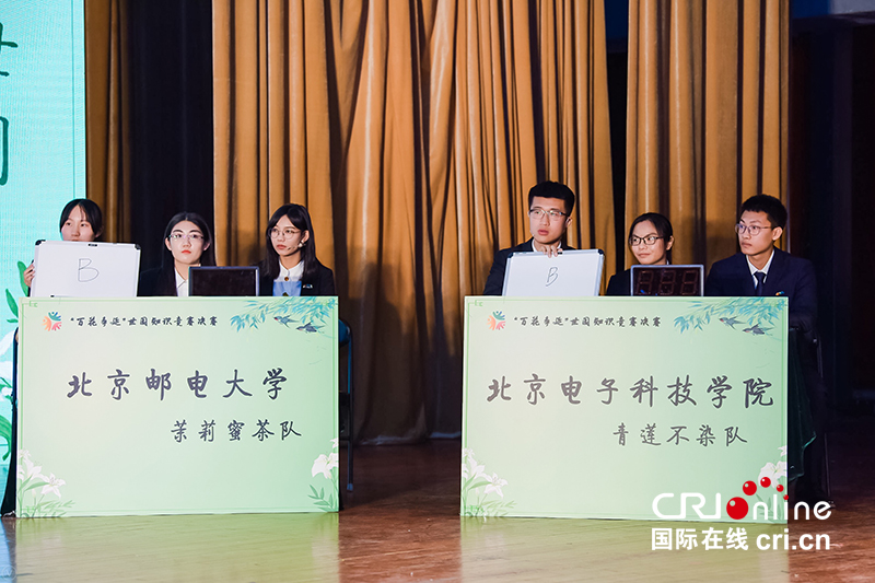 Finals of Capital University Students International Horticultural Exhibition Quiz held in Beijing