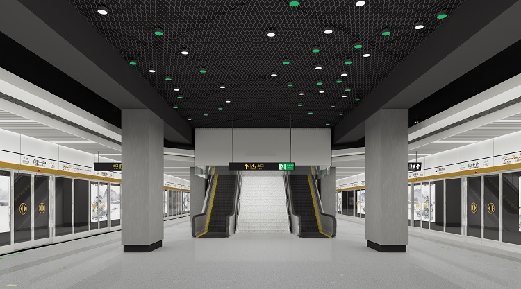 济南地铁2号线19座地铁站全景图来袭