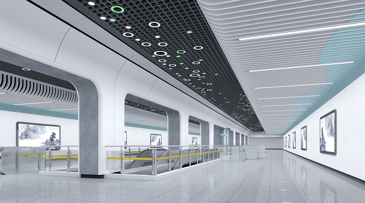 济南地铁2号线19座地铁站全景图来袭