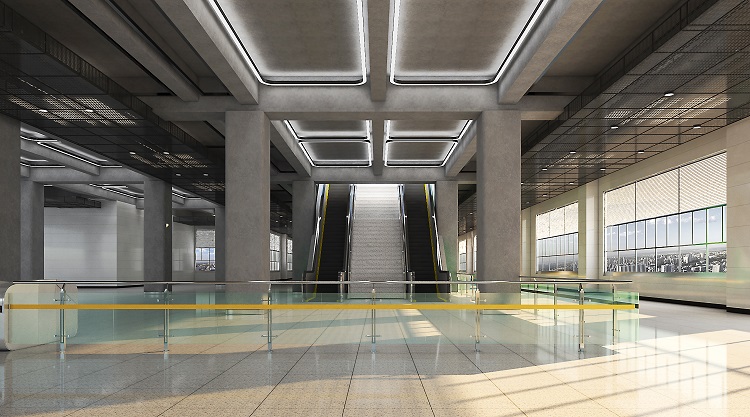 济南地铁2号线19座地铁站全景图来袭