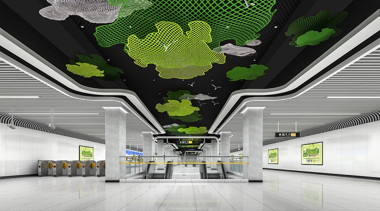 济南地铁2号线19座地铁站全景图来袭